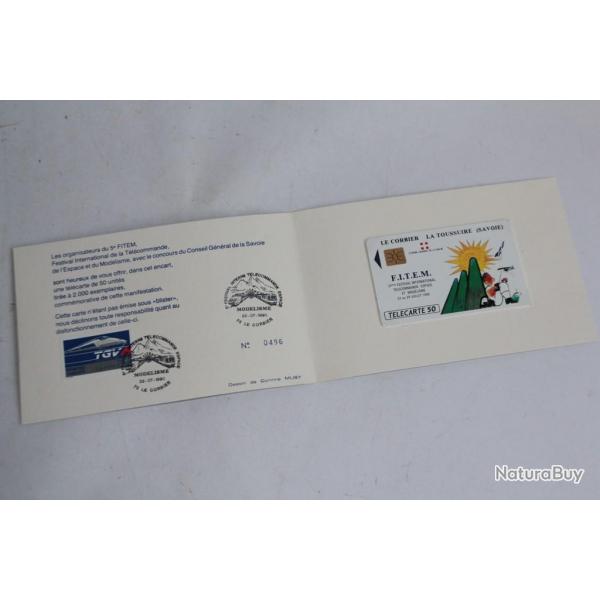 Tlcarte  puce France FITEM 90 + encart