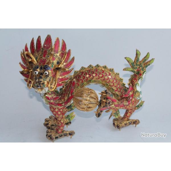 Dragon en maux cloisonns Chine