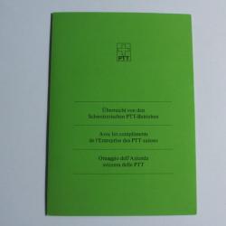 Carnet Timbres spéciaux Suisse FDC 1980