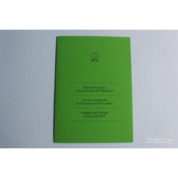 Carnet Timbres spciaux Suisse FDC 1980