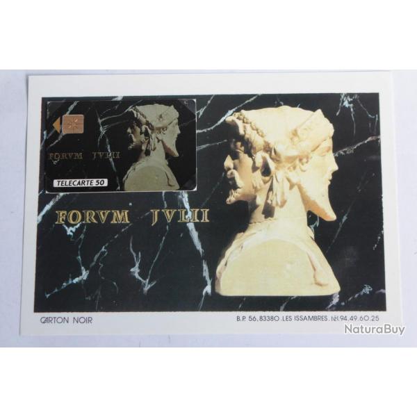 Tlcarte  puce France Prive Herms bicphale Frjus + encart