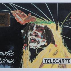 Télécarte à puce Nouvelle-Calédonie Danseur 1992
