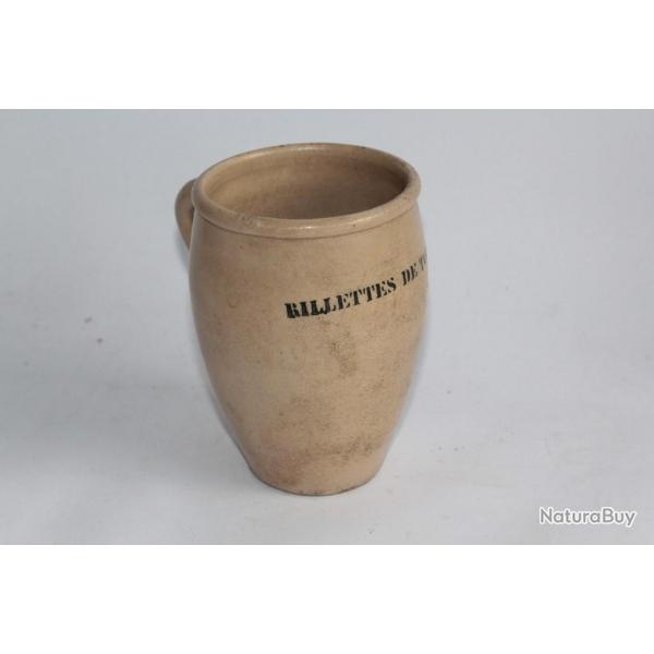 Pot grs verniss Rillettes de Tours