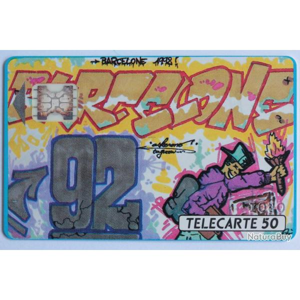 Tlcarte  puce France Prive-Publique Collge de Valmy 1991