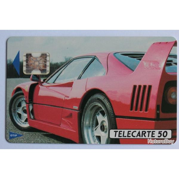 Tlcarte  puce France Prive Ferrari F40 OTIP 1991