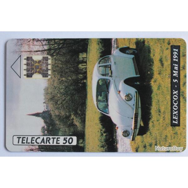 Tlcarte  puce France Prive Coccinelles Rassemblement Lisieux 1991