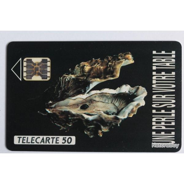 Tlcarte  puce France Prive Hutre Une perle sur votre table 1990