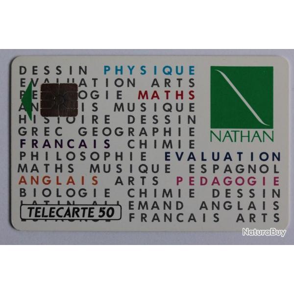 Tlcarte  puce France Prive Nathan Jeux intelligents 1990