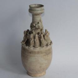 Vase funéraire Céladon Chine Dragon Dynastie SONG