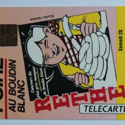 Télécarte à puce France Privée Boudin blanc 1990