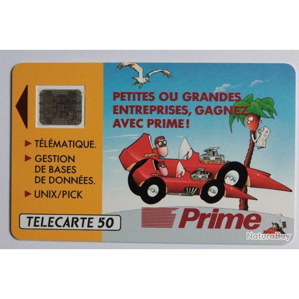 Tlcarte  puce France Prive Prime Tlmatique 1990
