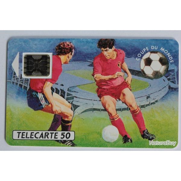 Tlcarte  puce France Prive Coupe du monde de Football 1989