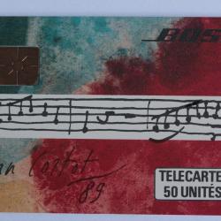 Télécarte à puce France Privée Bose Tableau Jean Cortot 1989