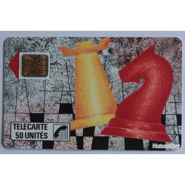Tlcarte  puce France Prive Les checs B&M 1989