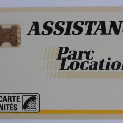 Télécarte à puce France Privée Renault Diac Parc Location SC4ob 1989