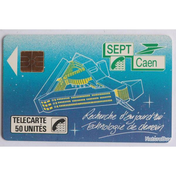 Tlcarte  puce France Interne S.E.P.T. Caen 1988