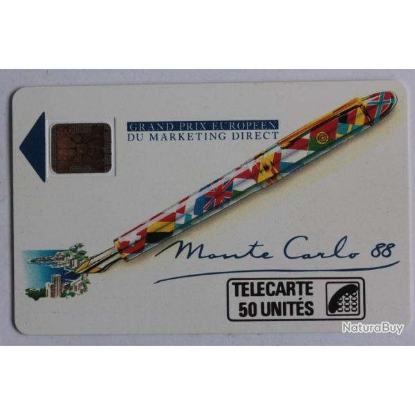 Tlcarte  puce France Monte-Carlo 88 Grand Prix du Marketing