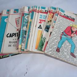 Lot 28 BD journal Tintin 1965 à 1968
