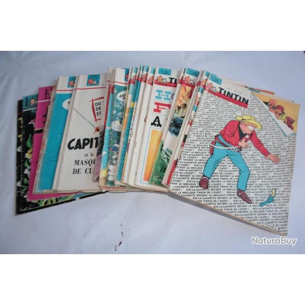Lot 28 BD journal Tintin 1965  1968