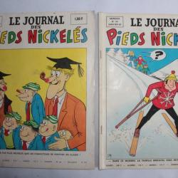 2 BD le journal des pieds nickelés 1968