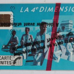 Télécarte à puce France 4e Dimension Hommes 1988 NSB