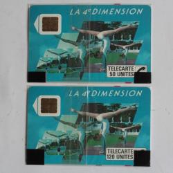 Télécartes à puce France 4e Dimension Femmes 1988 NSB
