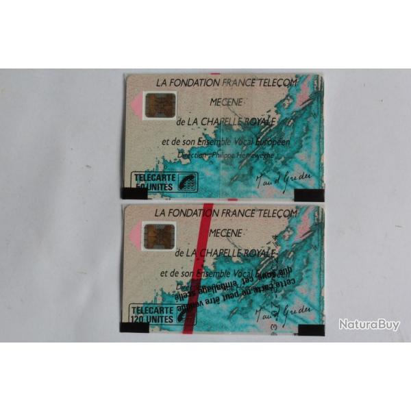 Tlcartes  puce France Chapelle royale 3 1989