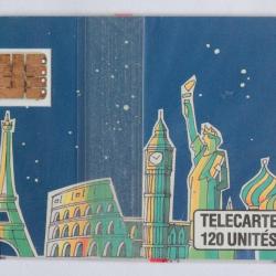 Télécarte à puce France Lucy 120U SC3 1989 NSB
