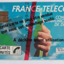 Télécarte à puce France Lille Fibre optique 50U 1989 NSB