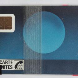 Télécarte à puce France Soleil bleu 120U SO2 1988 NSB