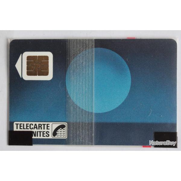 Tlcarte  puce France Soleil bleu 120U SO2 1988 NSB