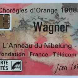Télécarte à puce France Wagner SC3 1988