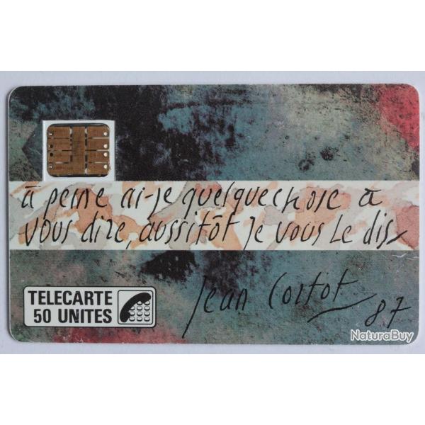 Tlcarte  puce France Jean Cortot 1987