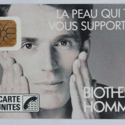 Télécarte à puce France Biotherm Rosée SO1 1987