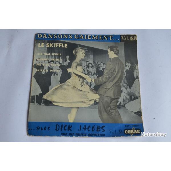 45 Tours DICK JACOBS Le skiffle Vol.25 1959
