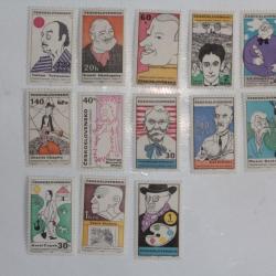 Timbres Tchécoslovaquie Komisia UNESCO 1968/1969 neufs