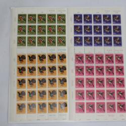 Timbres Suisse Pro Juventute 1968 demi feuille Neuf