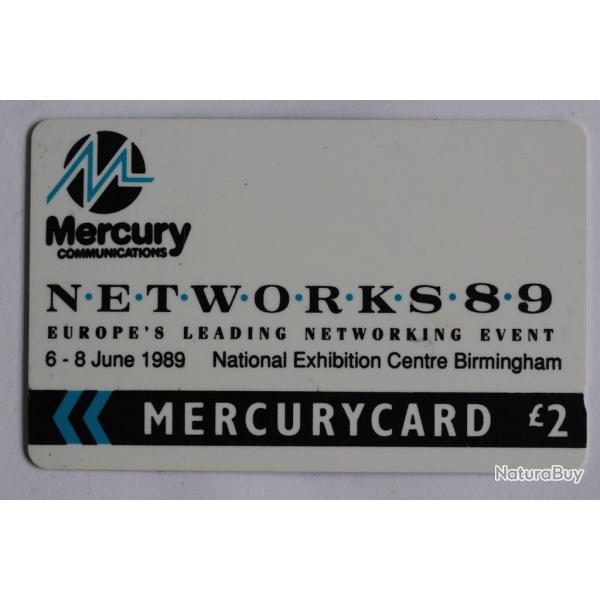 Tlcarte GPT Royaume-Uni Networks '89 Exhibition Birmingham 15MER