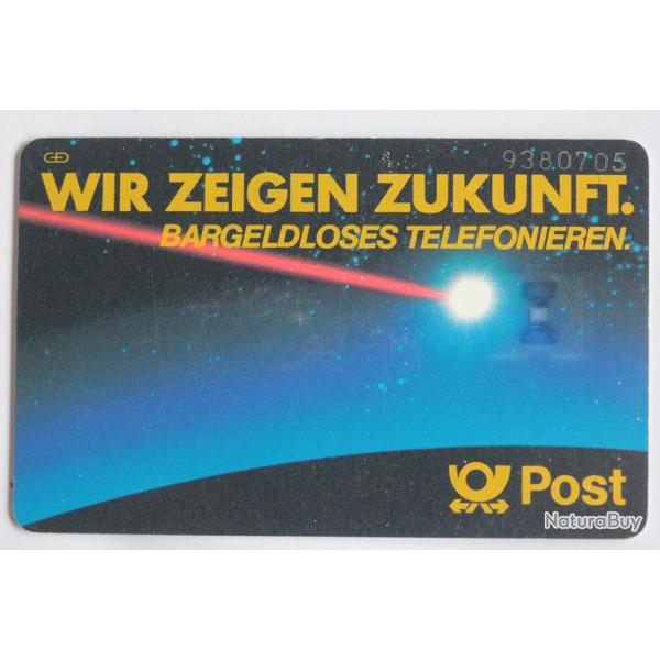 Tlcarte  puce Allemagne Wir zeigen Zukunft 1986