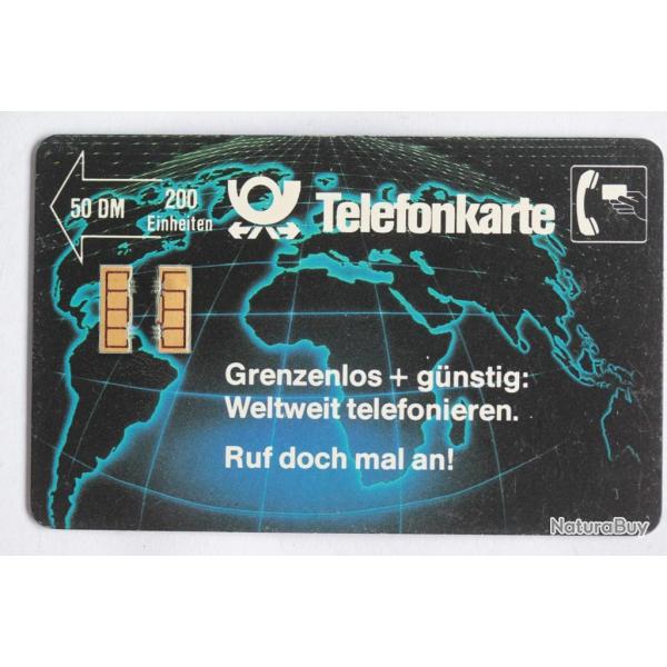 Tlcarte  puce Allemagne Grenzenlos 1989
