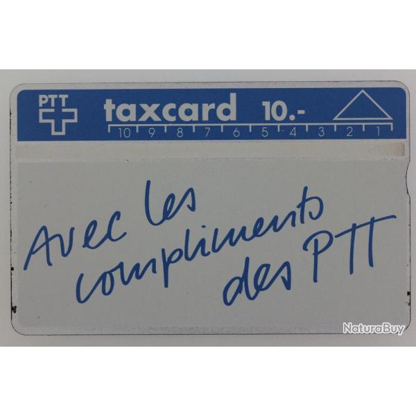 Tlcarte L&G dummy Avec les compliments des PTT Suisse