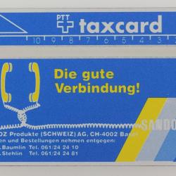 Télécarte L&G dummy Sandoz Produkte AG Suisse