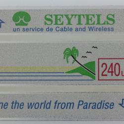 Télécarte L&G dummy Seychelles Phone The World From Paradise