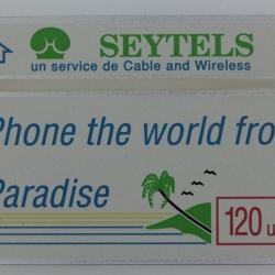 Télécarte L&G dummy Seychelles Phone The World From Paradise
