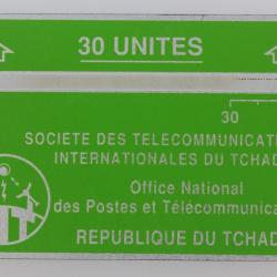 Télécarte L&G Tchad Green 30 U 903C