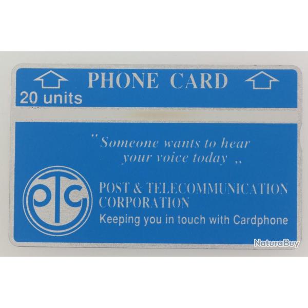 Tlcarte L&G dummy Trial First issue Papua New Guinea 1988