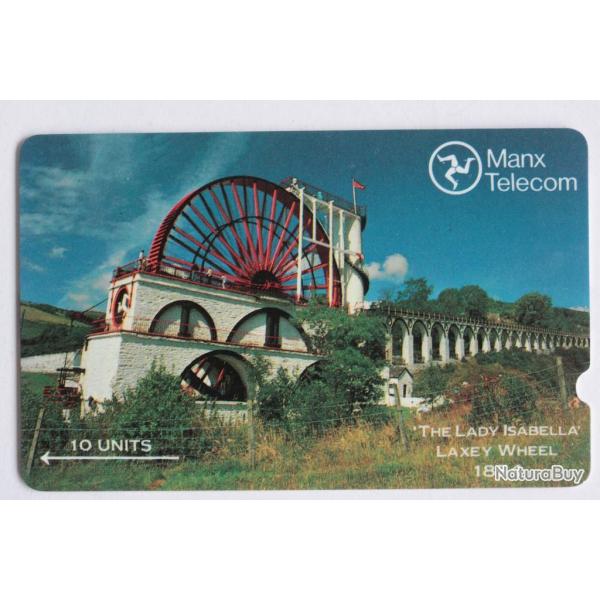Tlcarte GPT le de Man Laxey Wheel 1989