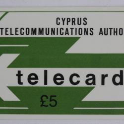 Télécarte GPT Chypre Cyta Logo 5 £ 1988 10CYPB