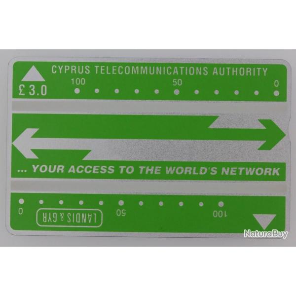 Tlcarte L&G dummy Chypre Green & Silver Arrows 1989