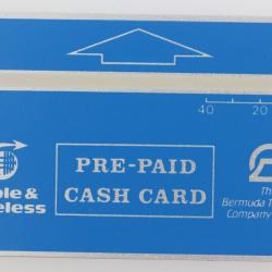 Télécarte L&G dummy Bermudes 40 units